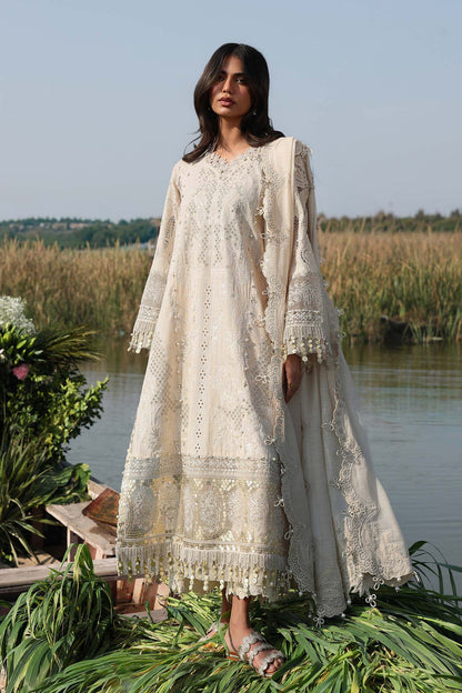 Sana Safinaz | Luxury Lawn 26 | S-01 - Luxury Dress - available at Maria Faisal in UK and USA.