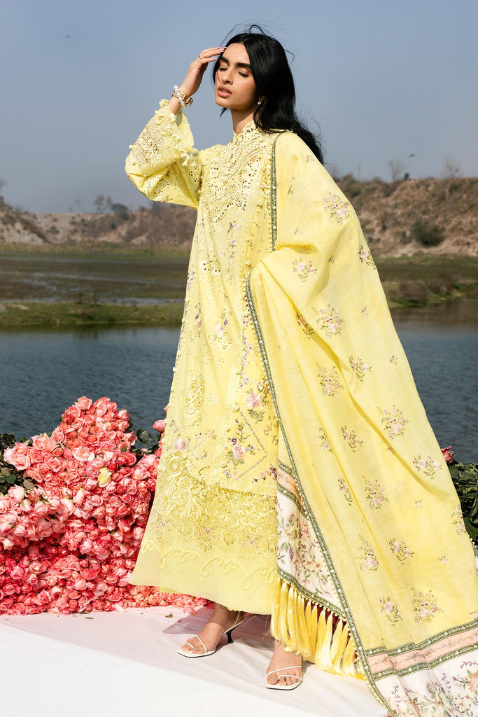 Sana Safinaz | Luxury Lawn 26 | S-07 - Luxury Dress - available at Maria Faisal in UK and USA.