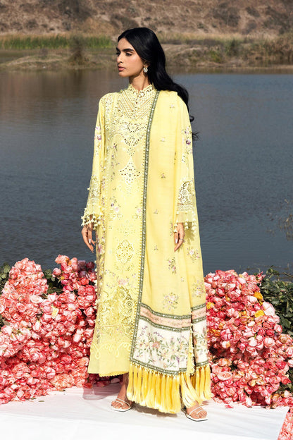Sana Safinaz | Luxury Lawn 26 | S-07 - Luxury Dress - available at Maria Faisal in UK and USA.
