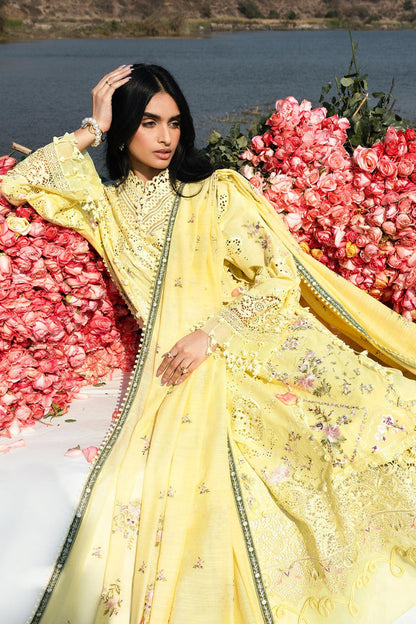 Sana Safinaz | Luxury Lawn 26 | S-07 - Luxury Dress - available at Maria Faisal in UK and USA.