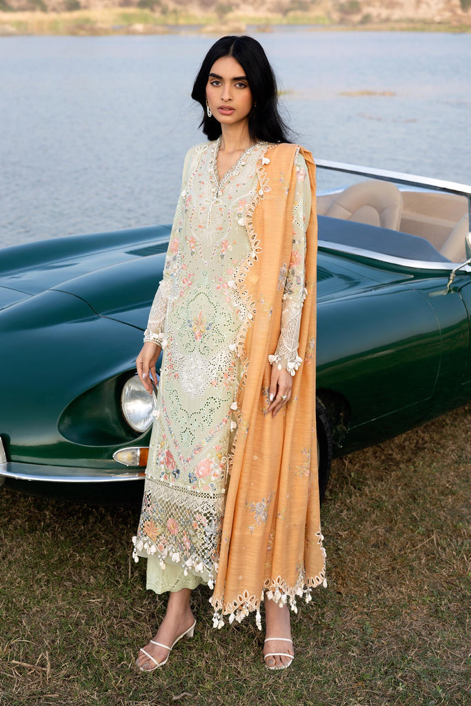 Sana Safinaz | Luxury Lawn 26 | S-06 - Luxury Dress - available at Maria Faisal in UK and USA.