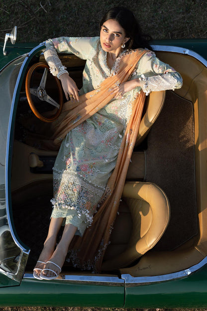 Sana Safinaz | Luxury Lawn 26 | S-06 - Luxury Dress - available at Maria Faisal in UK and USA.