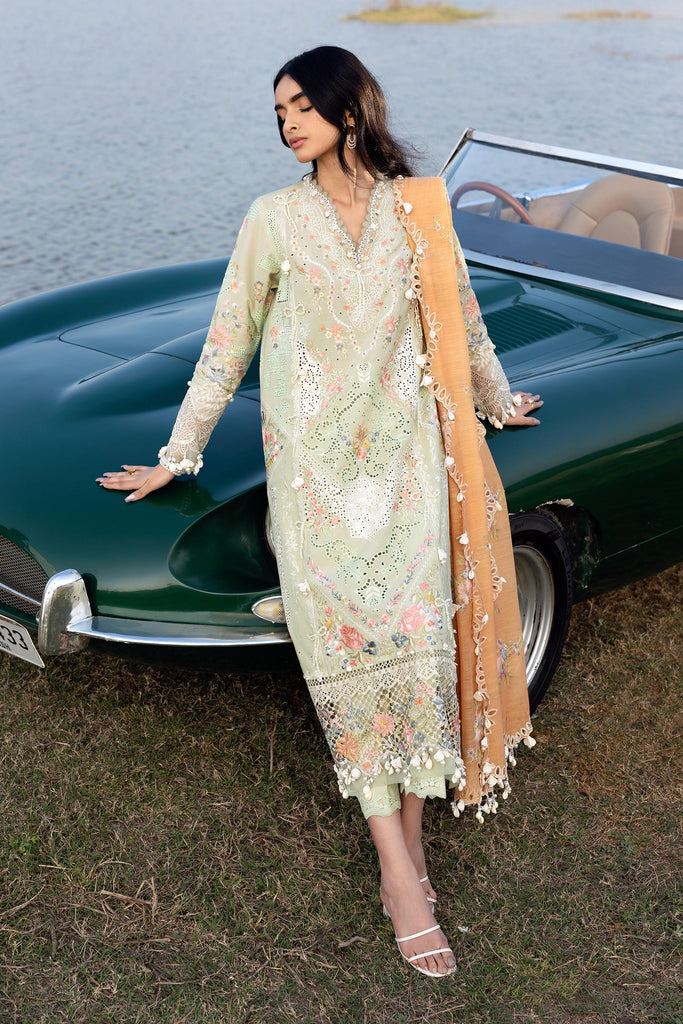 Sana Safinaz | Luxury Lawn 26 | S-06 - Luxury Dress - available at Maria Faisal in UK and USA.