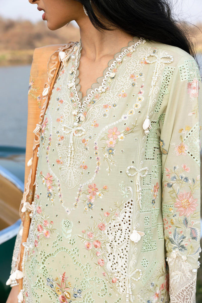 Sana Safinaz | Luxury Lawn 26 | S-06 - Luxury Dress - available at Maria Faisal in UK and USA.