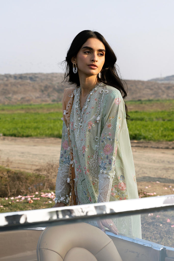 Sana Safinaz | Luxury Lawn 26 | S-06 - Luxury Dress - available at Maria Faisal in UK and USA.