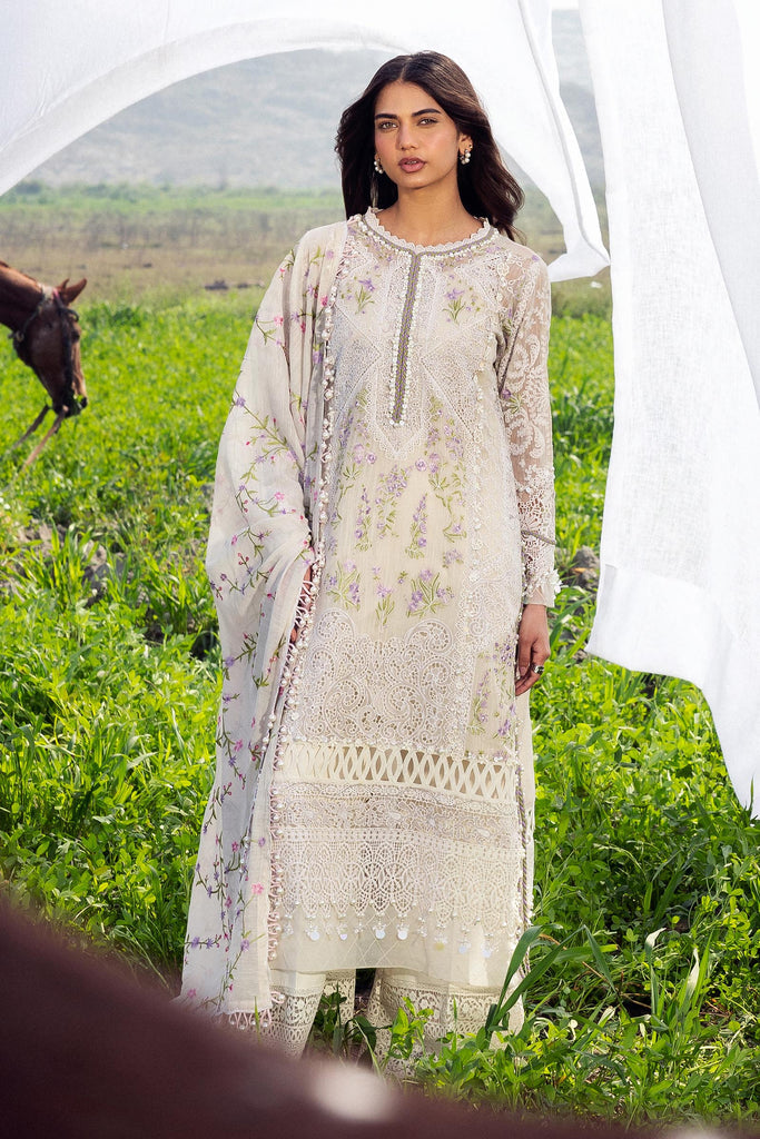 Sana Safinaz | Luxury Lawn 26 | S-05 - Luxury Dress - available at Maria Faisal in UK and USA.
