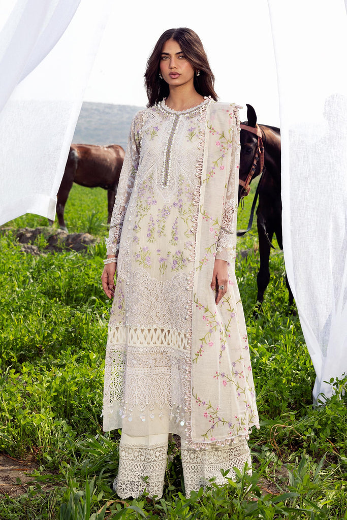 Sana Safinaz | Luxury Lawn 26 | S-05 - Luxury Dress - available at Maria Faisal in UK and USA.