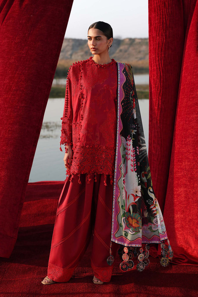 Sana Safinaz | Luxury Lawn 26 | S-03 - Luxury Dress - available at Maria Faisal in UK and USA.