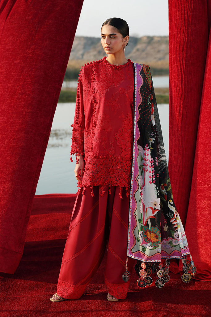 Sana Safinaz | Luxury Lawn 26 | S-03 - Luxury Dress - available at Maria Faisal in UK and USA.