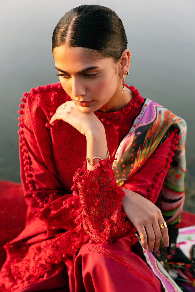 Sana Safinaz | Luxury Lawn 26 | S-03 - Luxury Dress - available at Maria Faisal in UK and USA.