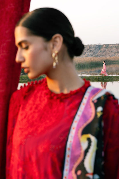 Sana Safinaz | Luxury Lawn 26 | S-03 - Luxury Dress - available at Maria Faisal in UK and USA.