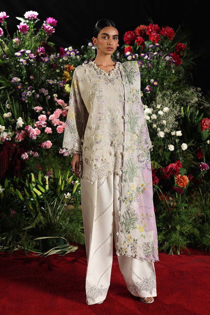 Sana Safinaz | Luxury Lawn 26 | S-02 - Luxury Dress - available at Maria Faisal in UK and USA.