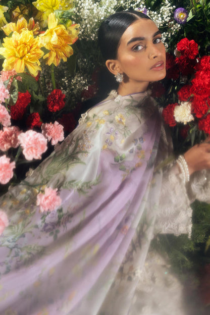 Sana Safinaz | Luxury Lawn 26 | S-02 - Luxury Dress - available at Maria Faisal in UK and USA.