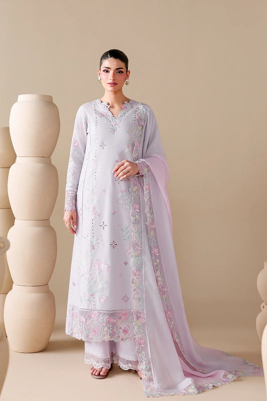 Azure | Luxury Lawn 26 | Lily Meadow - Luxury Dress - available at Maria Faisal in UK and USA.