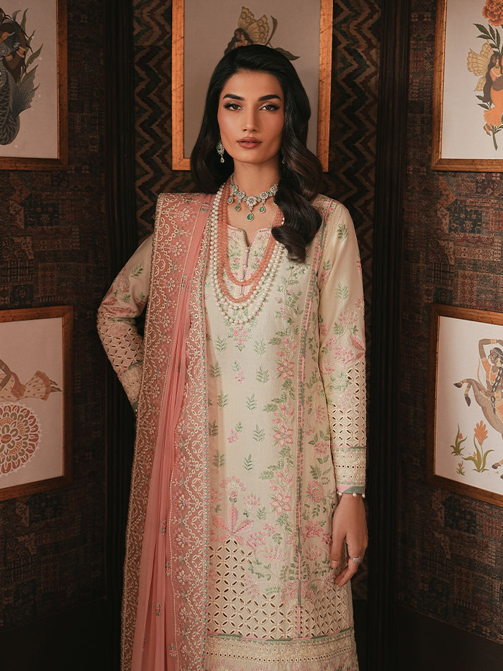 Gulaal | Maisone Luxury Lawn | Noirea - Luxury Dress - available at Maria Faisal in UK and USA.