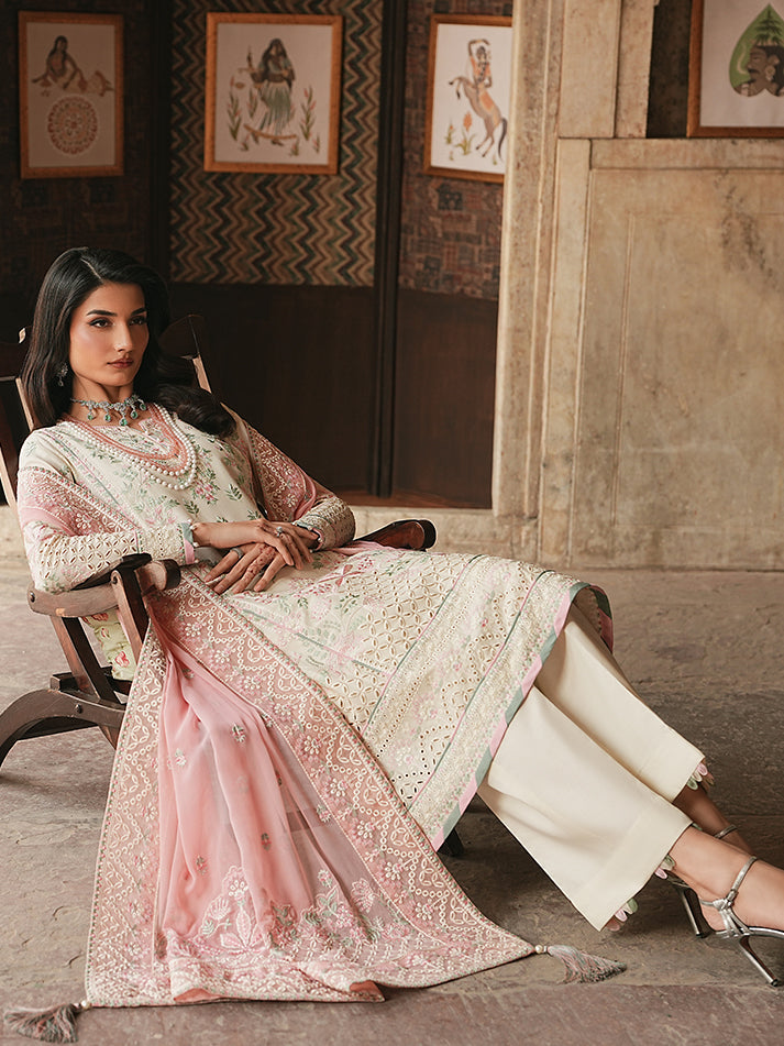 Gulaal | Maisone Luxury Lawn | Noirea - Luxury Dress - available at Maria Faisal in UK and USA.
