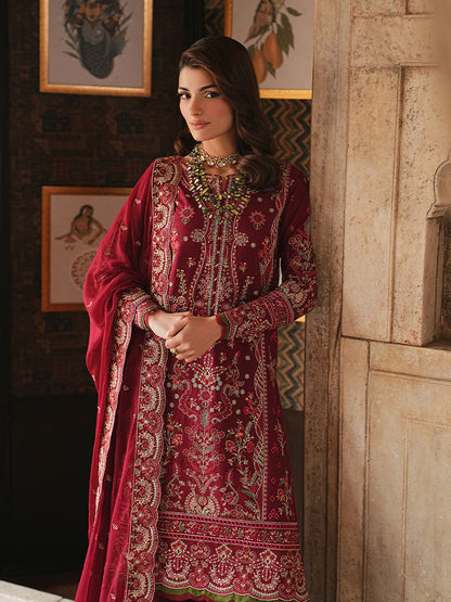 Gulaal | Maisone Luxury Lawn | Mirevra - Luxury Dress - available at Maria Faisal in UK and USA.