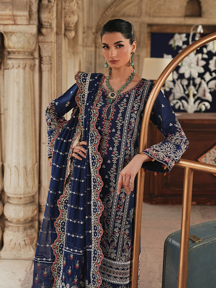 Gulaal | Maisone Luxury Lawn | Velmira - Luxury Dress - available at Maria Faisal in UK and USA.