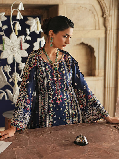 Gulaal | Maisone Luxury Lawn | Velmira - Luxury Dress - available at Maria Faisal in UK and USA.