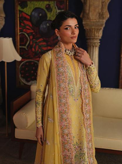 Gulaal | Maisone Luxury Lawn | Sorayae - Luxury Dress - available at Maria Faisal in UK and USA.