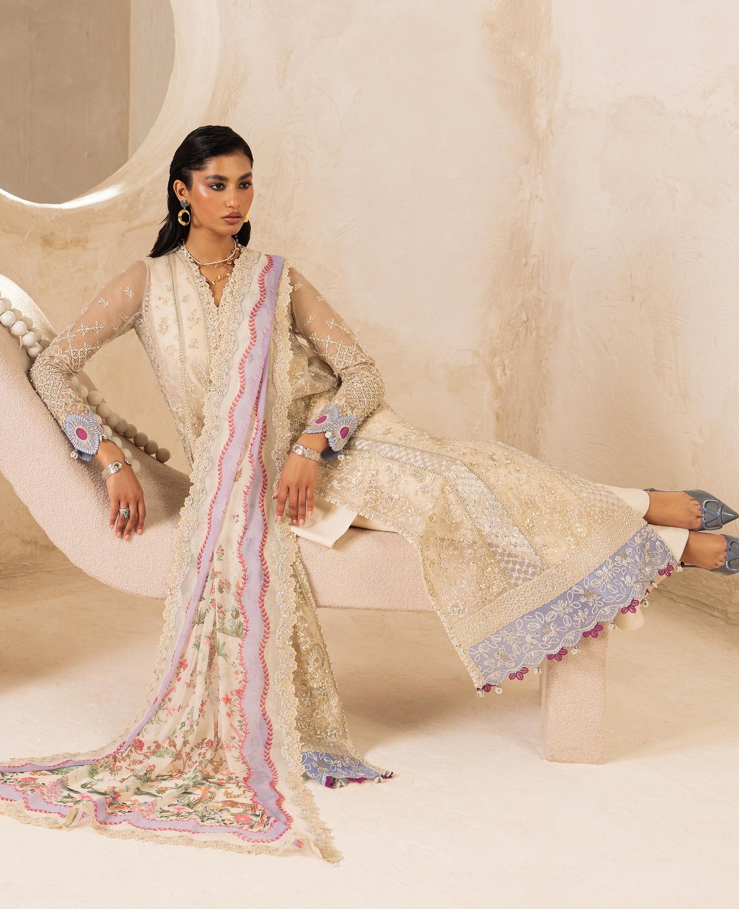 Republic Womenswear | Luxury Formal 26 | Opaline - Dress - available at Maria Faisal in UK and USA.