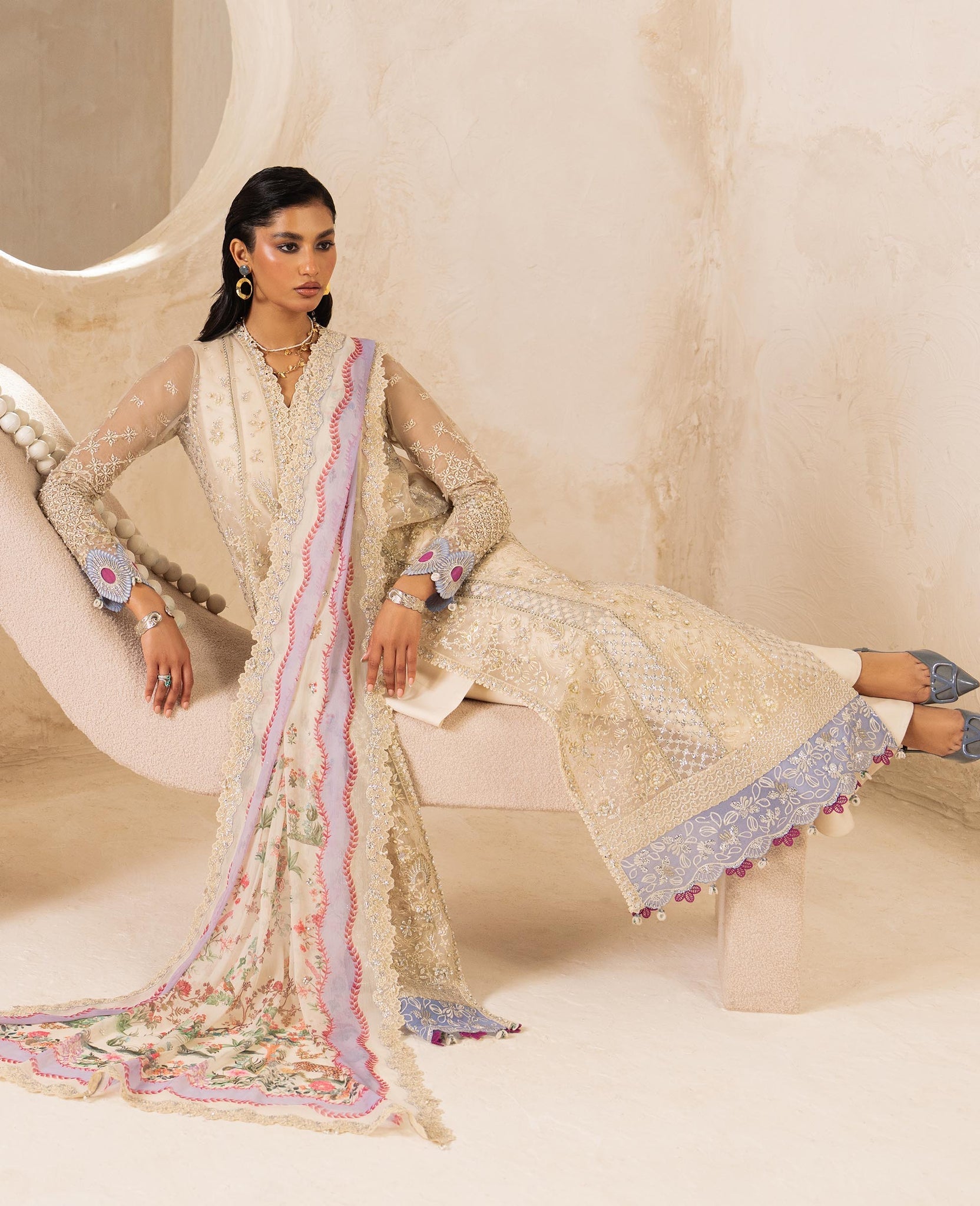 Republic Womenswear | Luxury Formal 26 | Opaline - Dress - available at Maria Faisal in UK and USA.