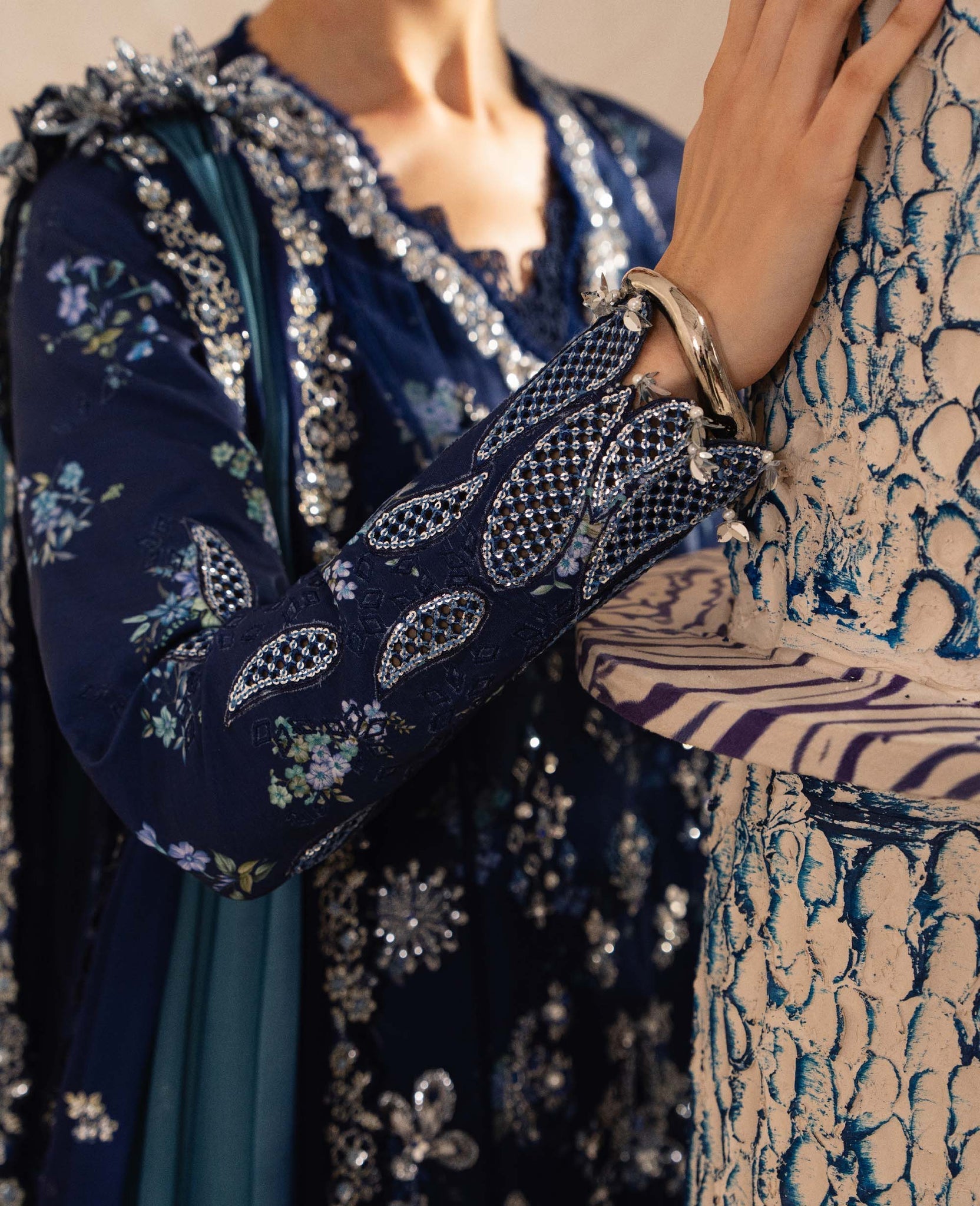 Republic Womenswear | Luxury Formal 26 | Nocturne - Dress - available at Maria Faisal in UK and USA.