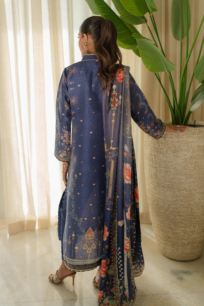 Mina Hasan | Signature Pret | Summer Night Views - Luxury Dress - available at Maria Faisal in UK and USA.