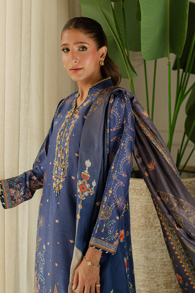 Mina Hasan | Signature Pret | Summer Night Views - Luxury Dress - available at Maria Faisal in UK and USA.