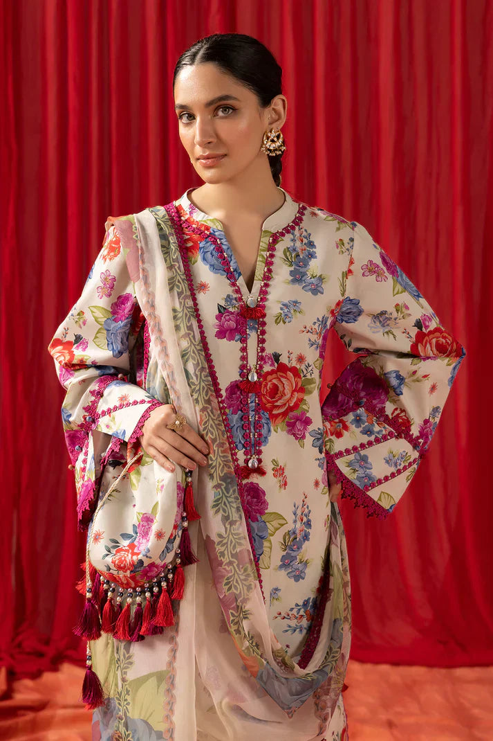 Alizeh | Sheen Lawn Prints 24 | LUNA ROSE - Pakistani Dress - Maria Faisal