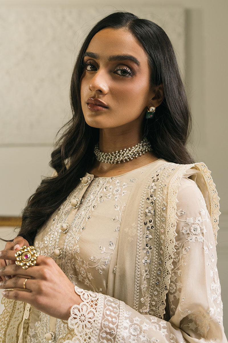 Cross Stitch | AW-25 RTW LUX PRET EDIT-2 | ORNATE BLOOM - Luxury Dress - available at Maria Faisal in UK and USA.