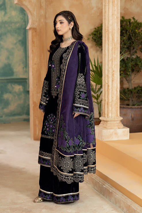 Imrozia Premium | Rukh e Makhmal | Nigha - Formal Dress - available at Maria Faisal in UK and USA.