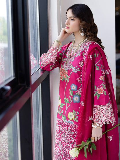 Mahnur | After Hours Luxury Lawn 25 | Laughter Lines by Maria Faisal - Registered Vendor of : Mahnur - type : Ladies Clothes - 100% original wedding dresses