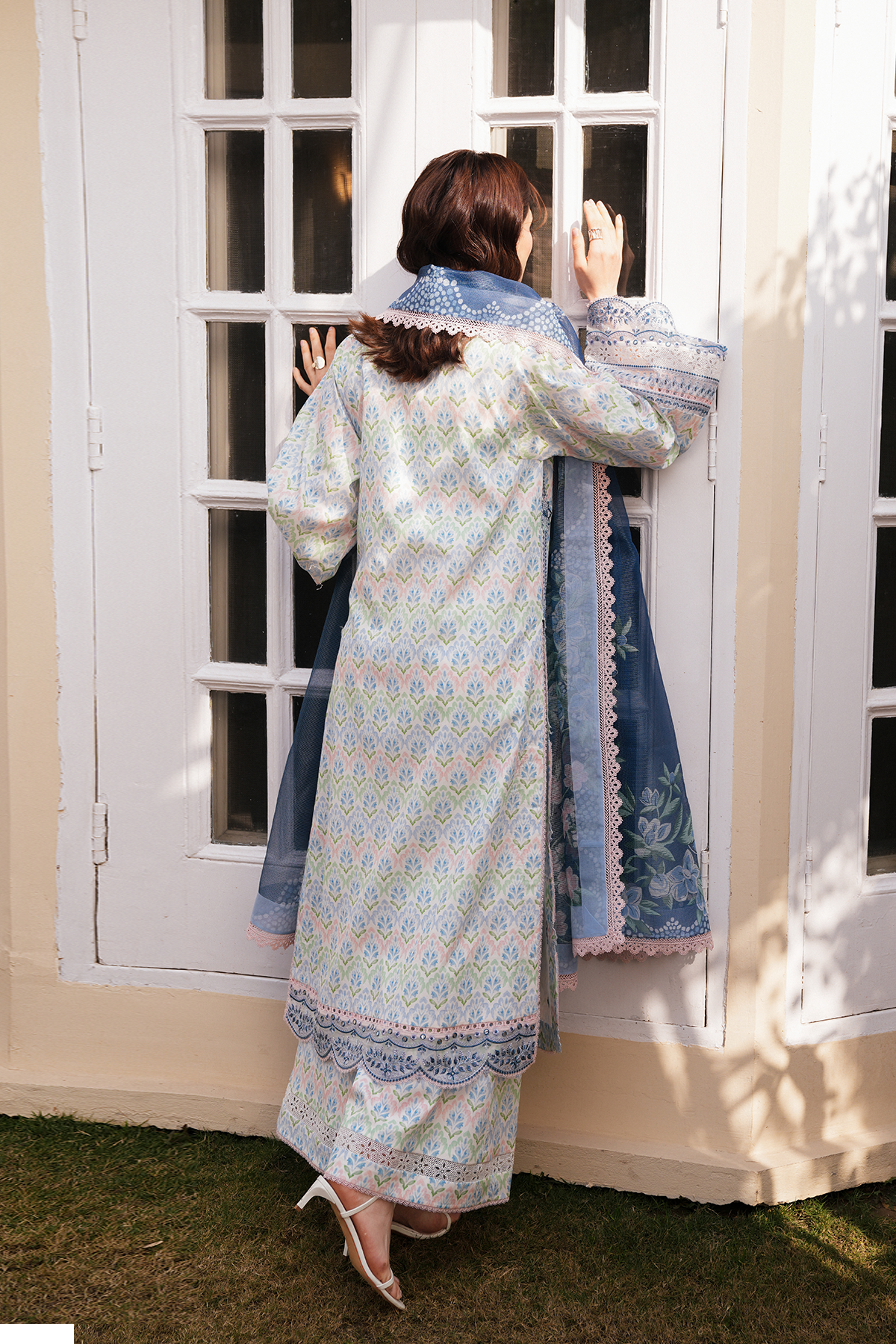 Afrozeh | Florette 26 | Sova - Luxury Dress - available at Maria Faisal in UK and USA.