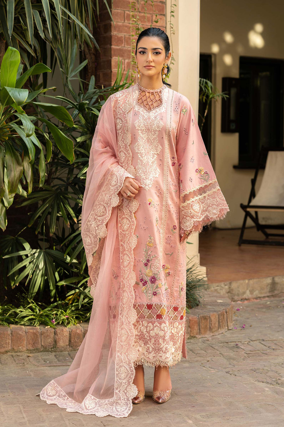 Maryam Hussain | Luxury Lawn 25 | Naina by Maria Faisal - Registered Vendor of : Maryam Hussain - type : Ladies Clothes - 100% original wedding dresses