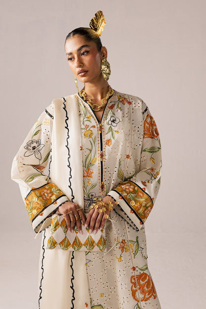 Elan | Stitched Pret 26 | SONAMARG (EL26-09 A ST) - Luxury Dress - available at Maria Faisal in UK and USA.