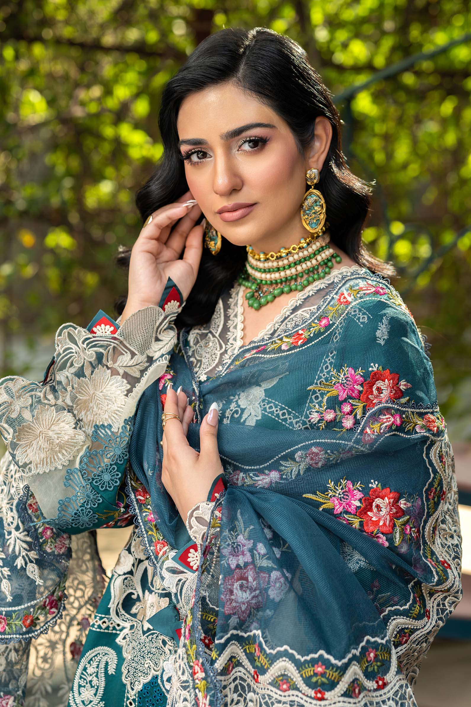 Maryam Hussain | Luxury Lawn 25 | Neelum by Maria Faisal - Registered Vendor of : Maryam Hussain - type : Ladies Clothes - 100% original wedding dresses