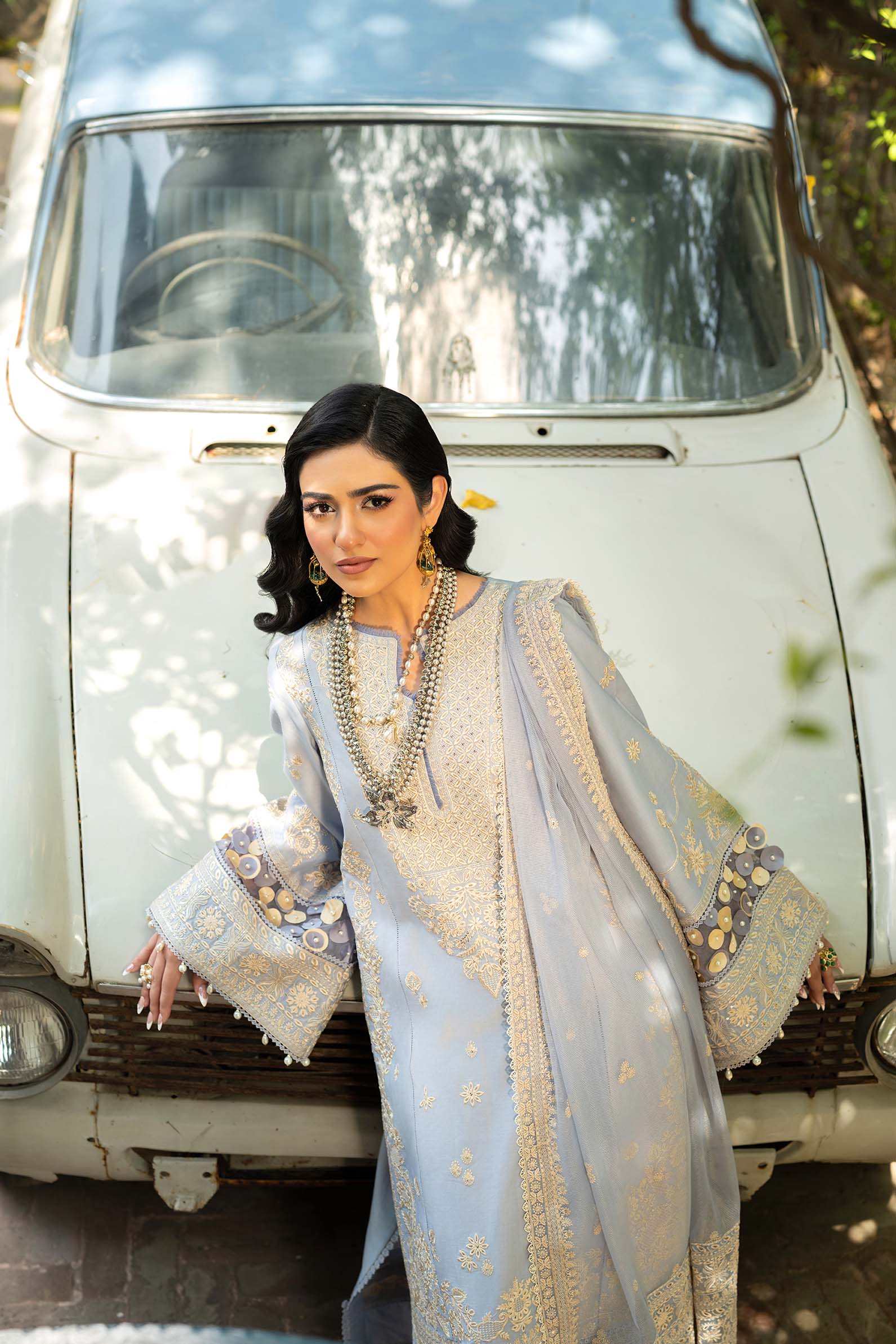 Maryam Hussain | Luxury Lawn 25 | Badal by Maria Faisal - Registered Vendor of : Maryam Hussain - type : Ladies Clothes - 100% original wedding dresses