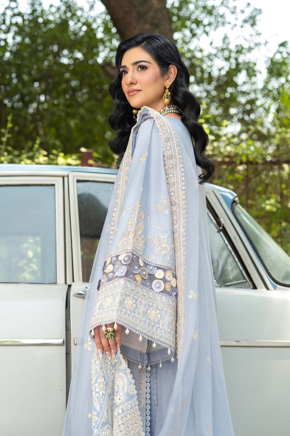 Maryam Hussain | Luxury Lawn 25 | Badal by Maria Faisal - Registered Vendor of : Maryam Hussain - type : Ladies Clothes - 100% original wedding dresses