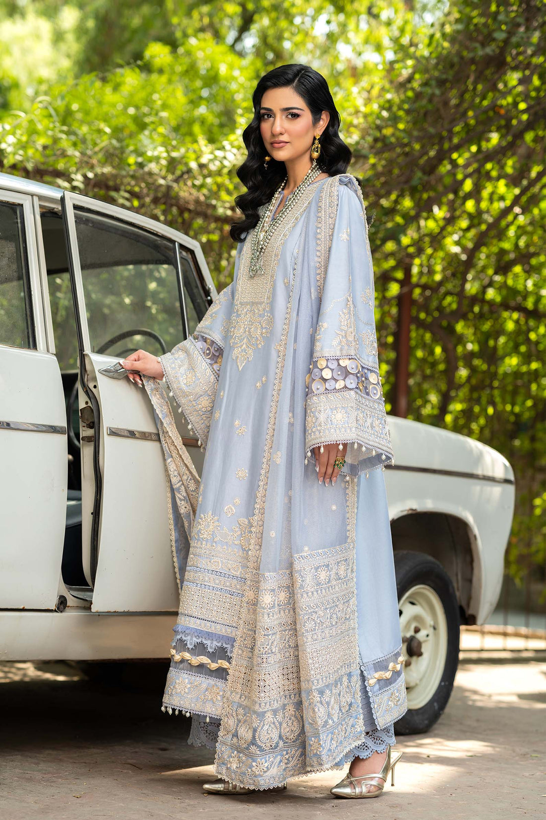 Maryam Hussain | Luxury Lawn 25 | Badal by Maria Faisal - Registered Vendor of : Maryam Hussain - type : Ladies Clothes - 100% original wedding dresses
