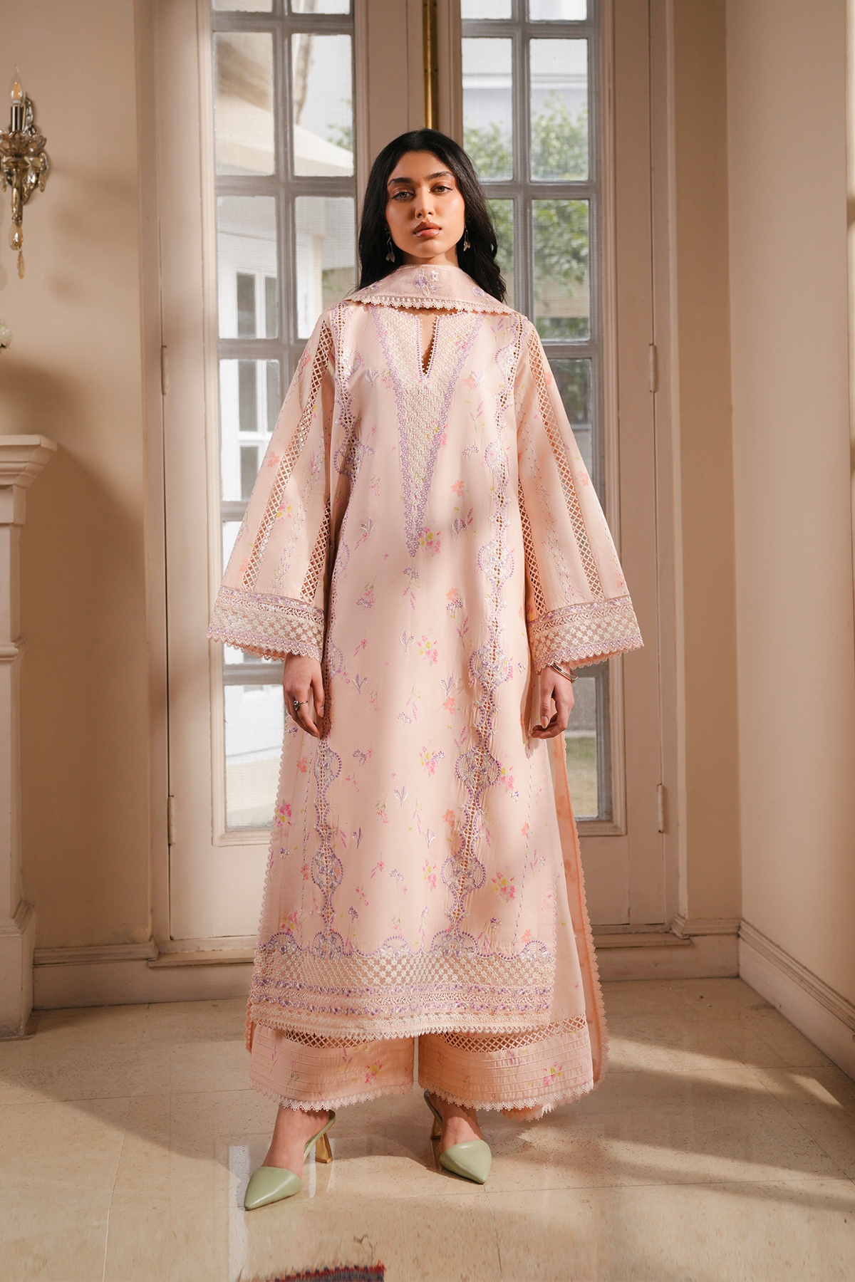 Afrozeh | Florette 26 | Mirel - Luxury Dress - available at Maria Faisal in UK and USA.