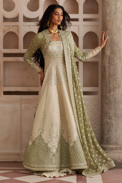 Soraya | Silk Edit 26 | Lehr - Formal Dress - available at Maria Faisal in UK and USA.