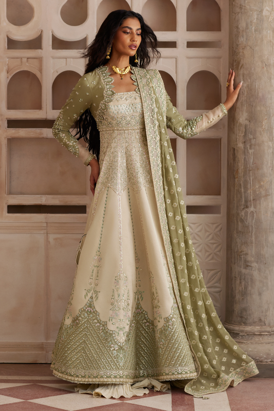 Soraya | Silk Edit 26 | Lehr - Formal Dress - available at Maria Faisal in UK and USA.