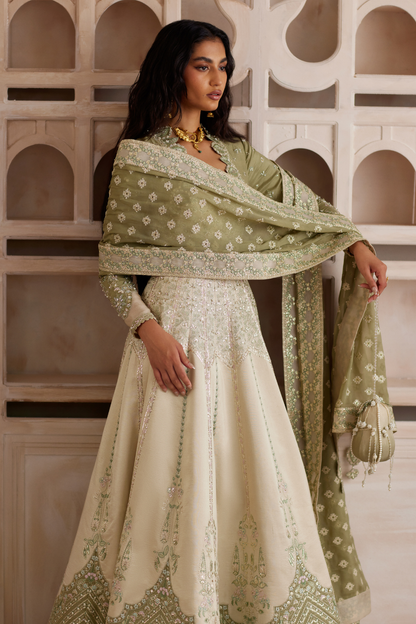 Soraya | Silk Edit 26 | Lehr - Formal Dress - available at Maria Faisal in UK and USA.