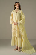Cross Stitch | Chikankari Lawn 25 | LEMON ZEST - Ladies Clothes 