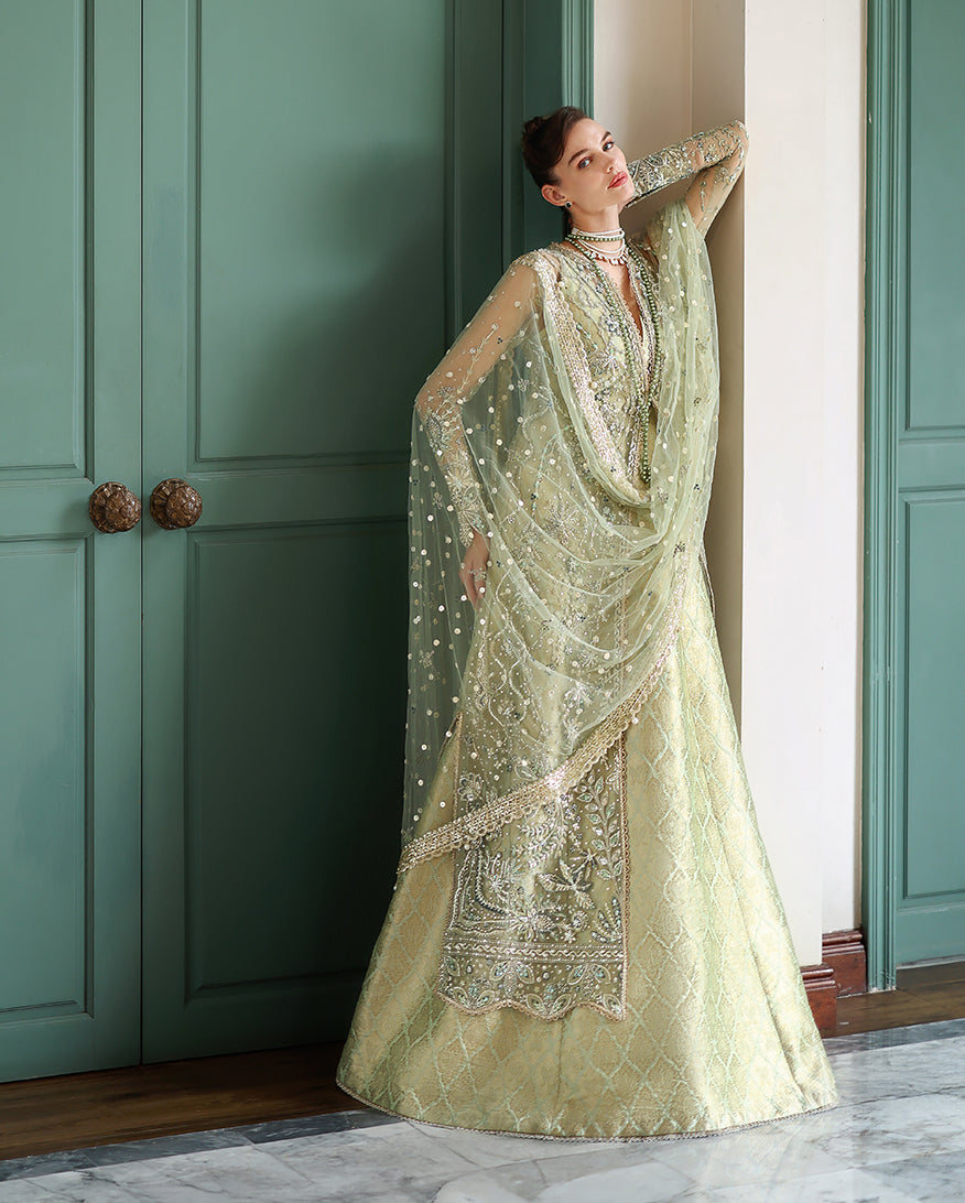 Mushq | The Muse | Lenora - Bridal Dress - available at Maria Faisal in UK and USA.