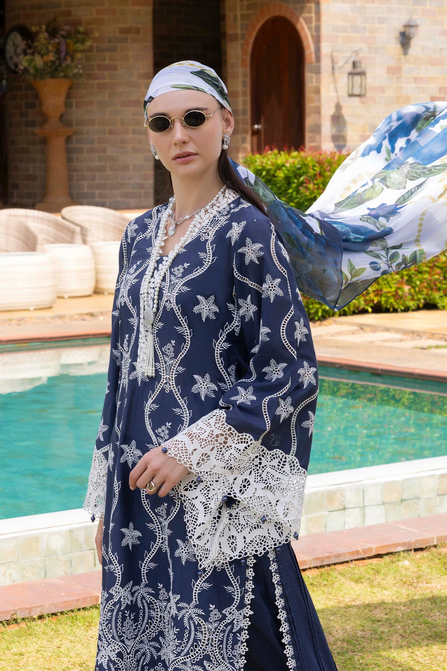 Adans Libas | Lasserkari Eid Petals | EID PETAL 1711 - Dress - available at Maria Faisal in UK and USA.