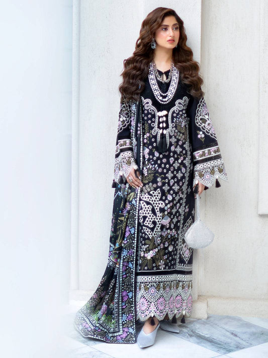 Mahnur | Sophie Luxury Lawn 25 | Lila by Maria Faisal - Registered Vendor of : Mahnur - type : Ladies Clothes - 100% original wedding dresses