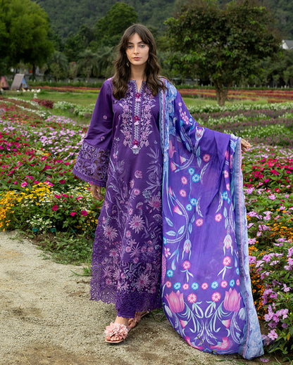 Mushq | Hemline the Secret Garden | Lily Veil - Luxury Dress - available at Maria Faisal in UK and USA.