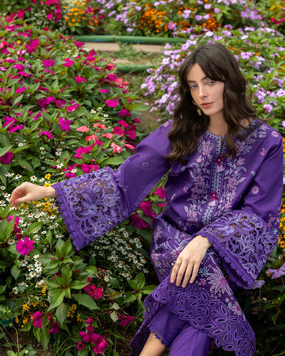 Mushq | Hemline the Secret Garden | Lily Veil - Luxury Dress - available at Maria Faisal in UK and USA.
